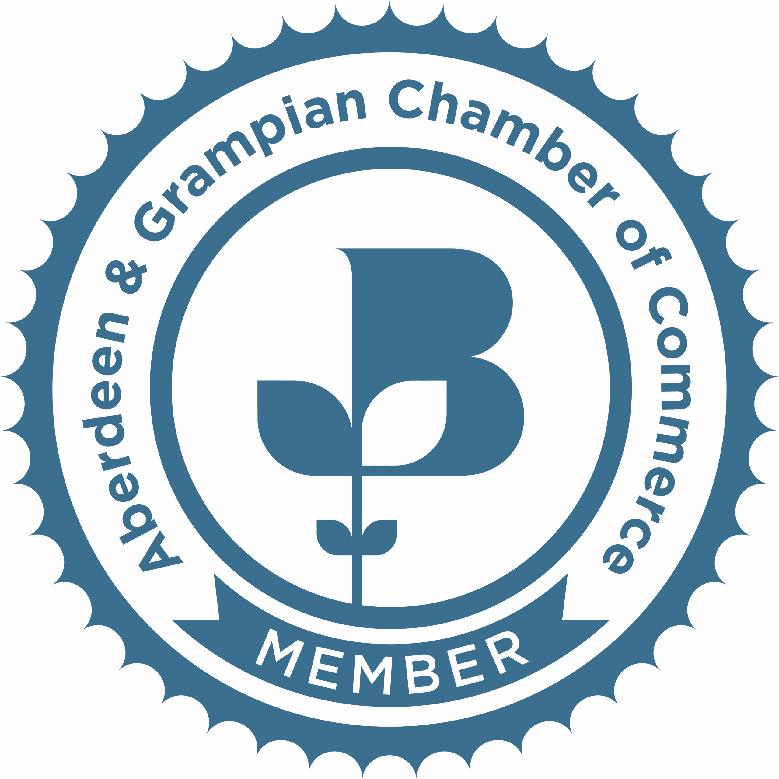 Aberdeen and Grampian Chamber of Commerce icon in blue
